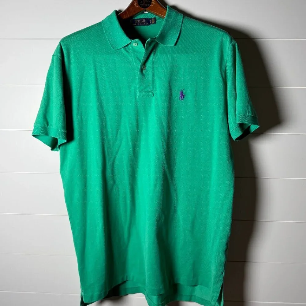 Polo Ralph Lauren Green Polo Shirt Size L